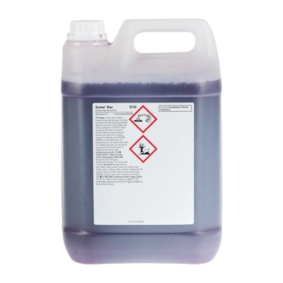 Suma Bac D10 Cleaner and Sanitiser Concentrate 5Ltr (2 Pack) - CD517