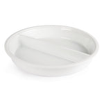 Olympia Whiteware Divided Round Dish 3.5Ltr 123.1oz - CD711