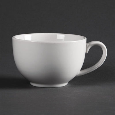 Olympia Whiteware Elegant Cups 230ml (12 Pack) - CD735