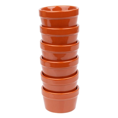 Olympia Mediterranean Ramekins Rustic 77mm (6 Pack) - CD739