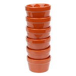 Olympia Mediterranean Ramekins Rustic 77mm (6 Pack) - CD739