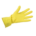 Jantex Latex Household Gloves Yellow Large - CD793-L