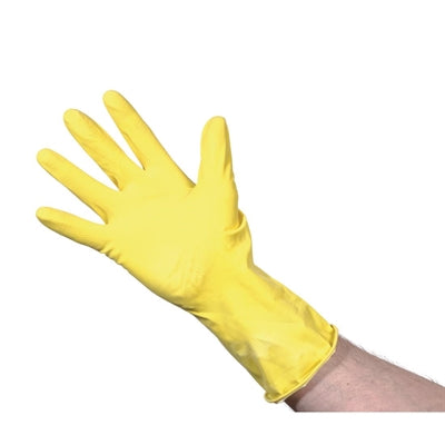 Jantex Latex Household Gloves Yellow Large - CD793-L