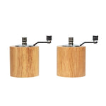 Olympia Light Wood Salt and Pepper Mill Grinder Set - CE246