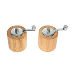 Olympia Light Wood Salt and Pepper Mill Grinder Set - CE246