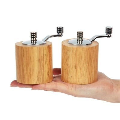 Olympia Light Wood Salt and Pepper Mill Grinder Set - CE246