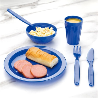 Olympia Kristallon Polypropylene Plates Blue 230mm (12 Pack) - CB769