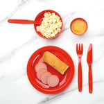 Olympia Kristallon Polypropylene Tumblers Red 142ml (12 Pack) - CE273
