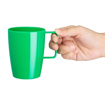 Olympia Kristallon Handled Beakers Green 348.7ml (12 Pack) - CE287
