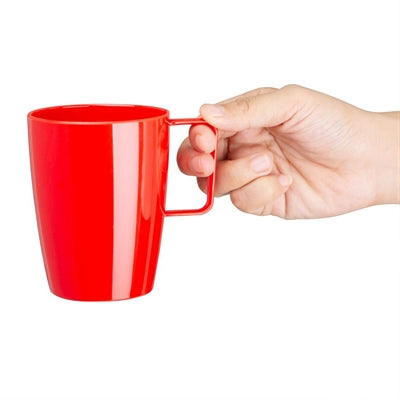 Olympia Kristallon Handled Beakers Red 348.7ml (12 Pack) - CE289