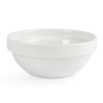Olympia Whiteware Stacking Bowls 130mm (12 Pack) - CF354
