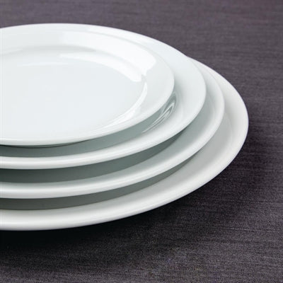 Olympia Athena Narrow Rimmed Plates 284mm (6 Pack) - CF365