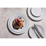 Olympia Athena Narrow Rimmed Plates 205mm (12 Pack) - CF362