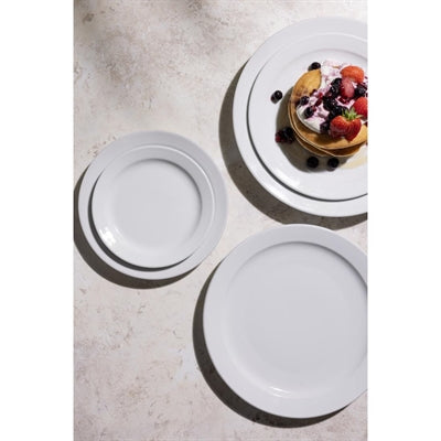Olympia Athena Narrow Rimmed Plates 226mm (12 Pack) - CF363