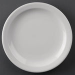 Olympia Athena Narrow Rimmed Plates 205mm (12 Pack) - CF362