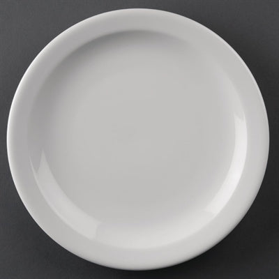 Olympia Athena Narrow Rimmed Plates 205mm (12 Pack) - CF362