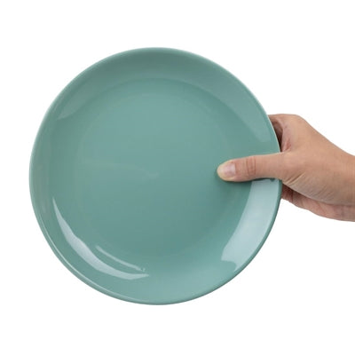 Olympia Cafe Coupe Plates Aqua 205mm (12 Pack) - CG355