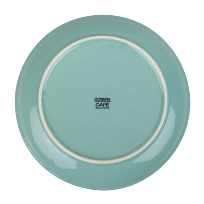 Olympia Cafe Coupe Plates Aqua 205mm (12 Pack) - CG355