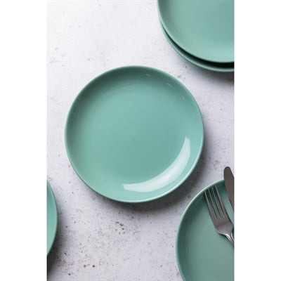 Olympia Cafe Coupe Plates Aqua 205mm (12 Pack) - CG355
