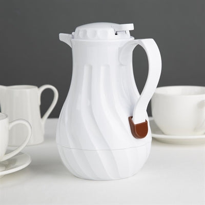 Olympia Insulated Swirl Jug White 0.5Ltr - CH118