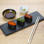 Olympia Slate Rectangular Display Trays 100x300mm (4 Pack) - CK408