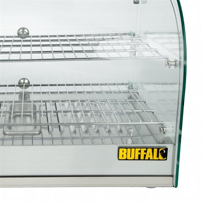 Buffalo Countertop Heated Food Display 554mm Width - CK916