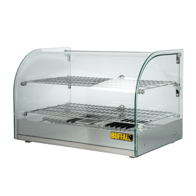Buffalo Countertop Heated Food Display 554mm Width - CK916