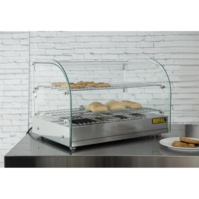 Buffalo Countertop Heated Food Display 554mm Width - CK916