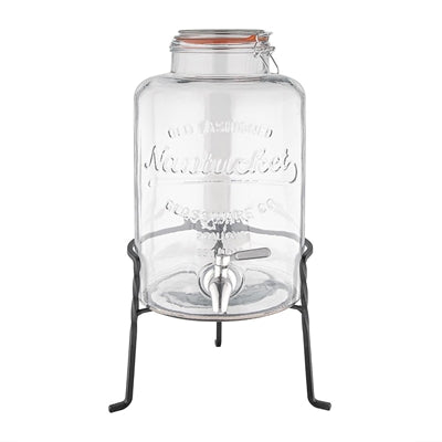 Olympia Nantucket Style Drink Dispenser with Wire Stand 8.5Ltr - CK939