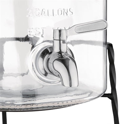 Olympia Nantucket Style Drink Dispenser with Wire Stand 8.5Ltr - CK939