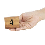 Olympia Wooden Triangle Table Numbers 1-10 - CL392
