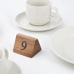 Olympia Wooden Triangle Table Numbers 1-10 - CL392