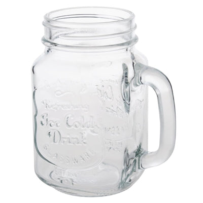 Olympia Handled Mason Jars 450ml (12 Pack) - CM698