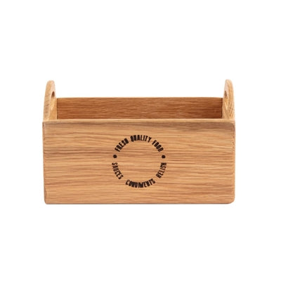 Olympia Oak Printed Table Caddy 230mm - CN517