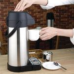 Olympia Stainless Steel Topped Pump Action Airpot 3Ltr - CN641