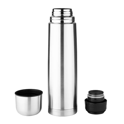 Olympia Vacuum Flask Stainless Steel 1Ltr - CN696