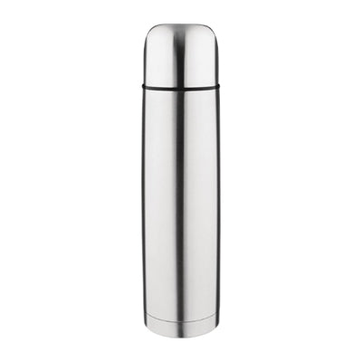 Olympia Vacuum Flask Stainless Steel 1Ltr - CN696