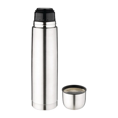 Olympia Vacuum Flask Stainless Steel 1Ltr - CN696