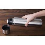 Olympia Vacuum Flask Stainless Steel 1Ltr - CN696