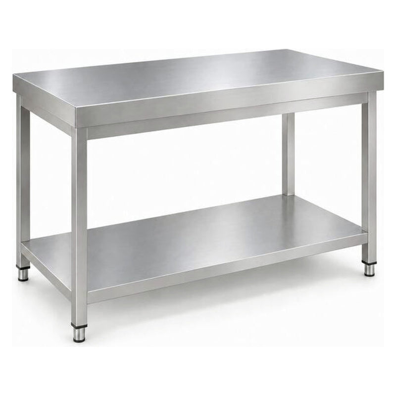 Commercial Stainless Steel 2 Tier Work Table 1000 x 700 x 850mm - QNH66020
