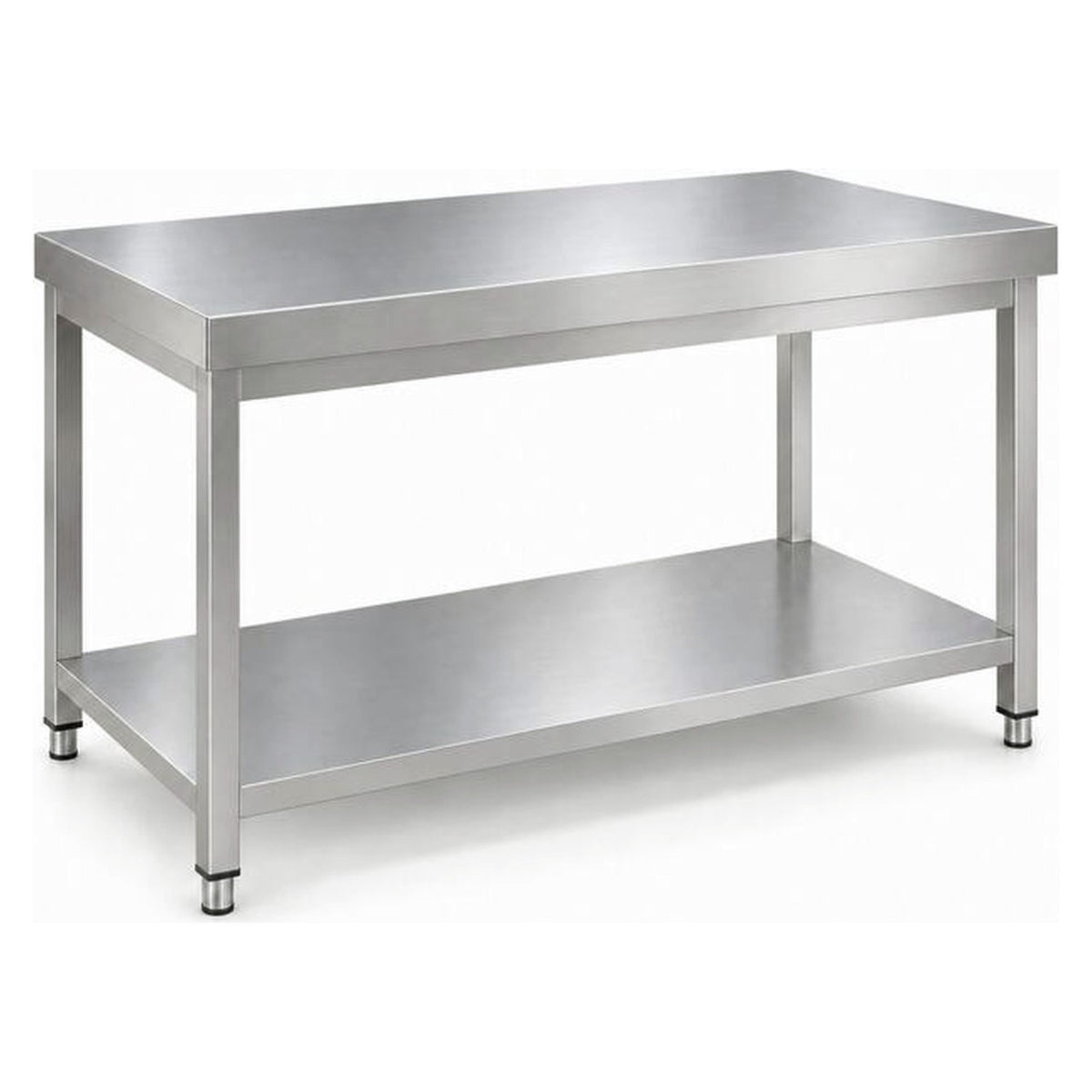 Commercial Stainless Steel 2 Tier Work Table 1100 x 600 x 850mm - QNH66006