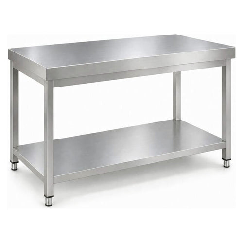 Commercial Stainless Steel 2 Tier Work Table 1100 x 700 x 850mm - QNH66021