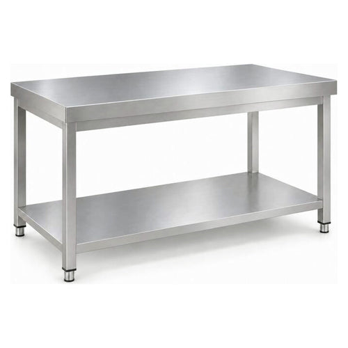 Commercial Stainless Steel 2 Tier Work Table 1300 x 600 x 850mm - QNH66008