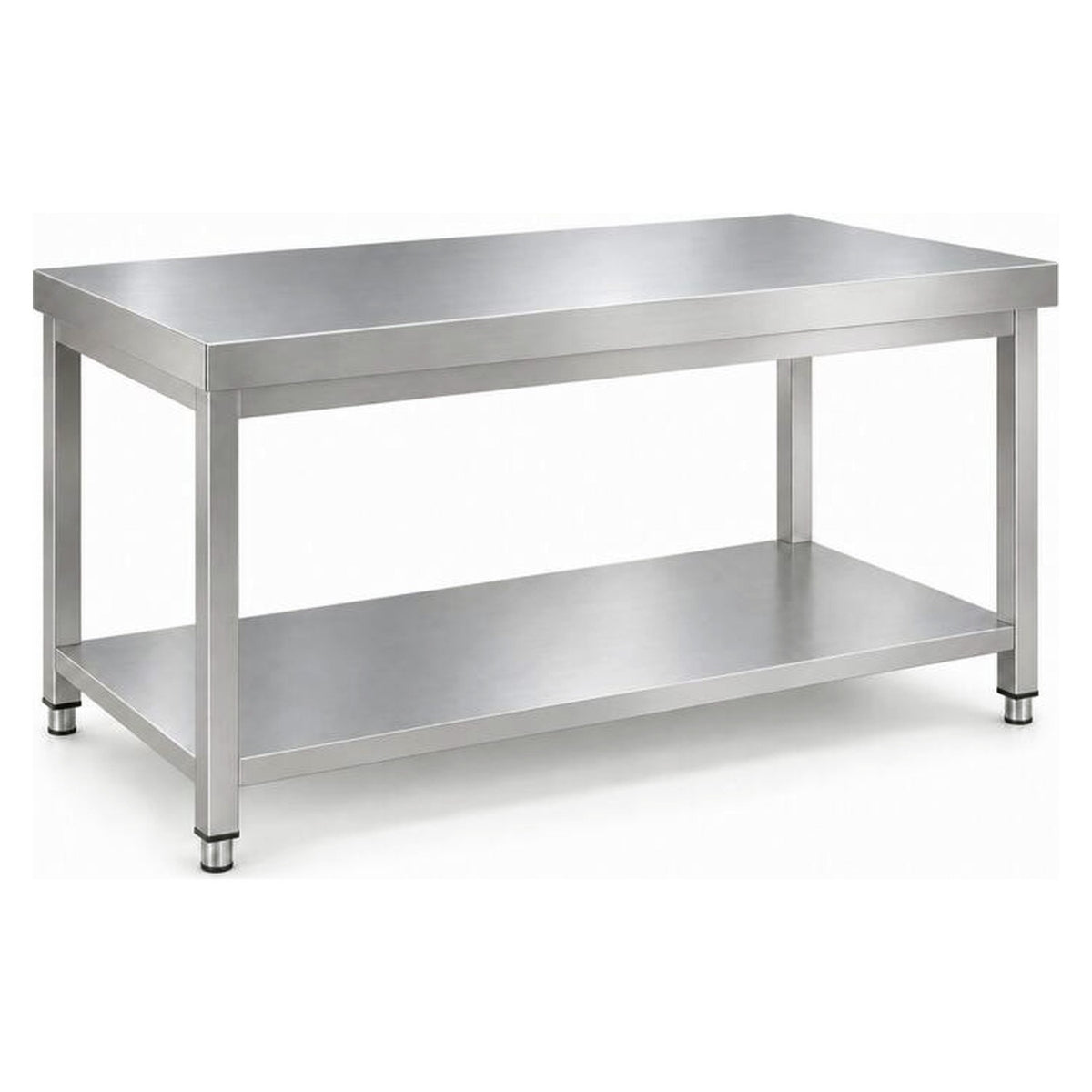 Commercial Stainless Steel 2 Tier Work Table 1400 x 600 x 850mm - QNH66009