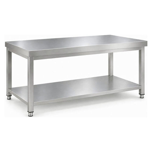 Commercial Stainless Steel 2 Tier Work Table 1700 x 600 x 850mm - QNH66012