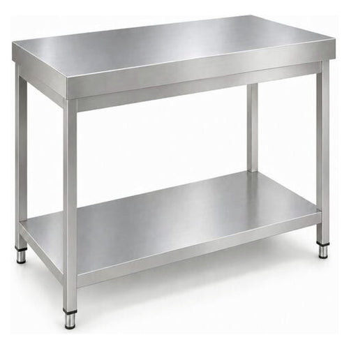 Commercial Stainless Steel 2 Tier Work Table 600 x 700 x 850mm - QNH66016