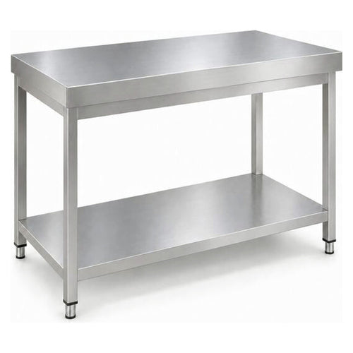 Commercial Stainless Steel 2 Tier Work Table 800 x 700 x 850mm - QNH66018