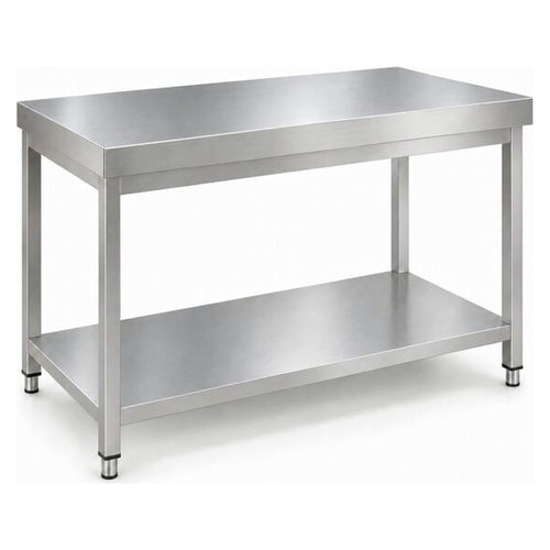 Commercial Stainless Steel 2 Tier Work Table 900 x 600 x 850mm - QNH66004