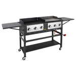 Buffalo 6 Burner Combi BBQ Grill and Griddle - CP240