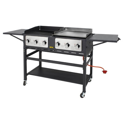 Buffalo 6 Burner Combi BBQ Grill and Griddle - CP240